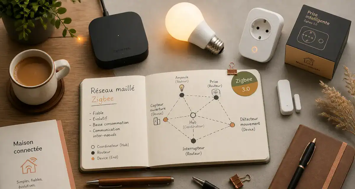 zigbee domotique bureau objets connectés