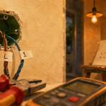 Photo : cablage simple allumage phase sur L, retour lampe sur 1