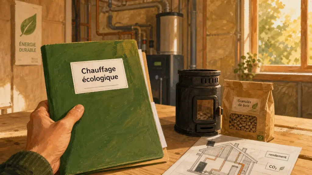 Chauffage écologique : bois, solaire ou pompe à chaleur