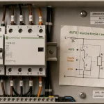 Contacteur jour nuit en triphasé 25A bobine 230Vca, branchement heures creuses