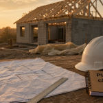 Délai construction maison : planning chantier sur papier