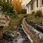 Drainer un terrain gorgé d’eau : drainage et évacuation de l’eau