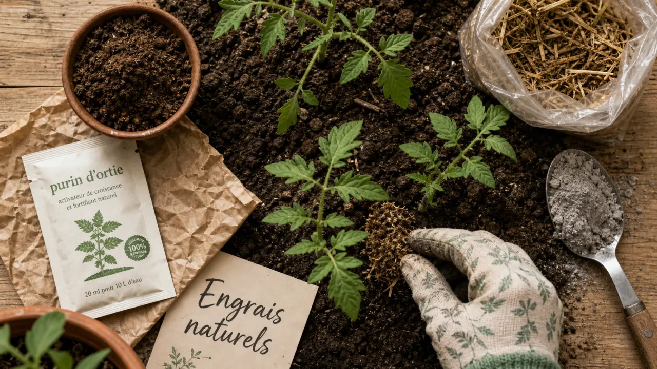 Engrais naturel pour le potager : compost, purin d’ortie et cendre de bois
