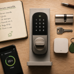 Meilleure serrure connectée rétrofit Matter : clavier, badge RFID, clé