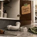 Odeur maison introuvable : diagnostic sous évier, siphon et traces