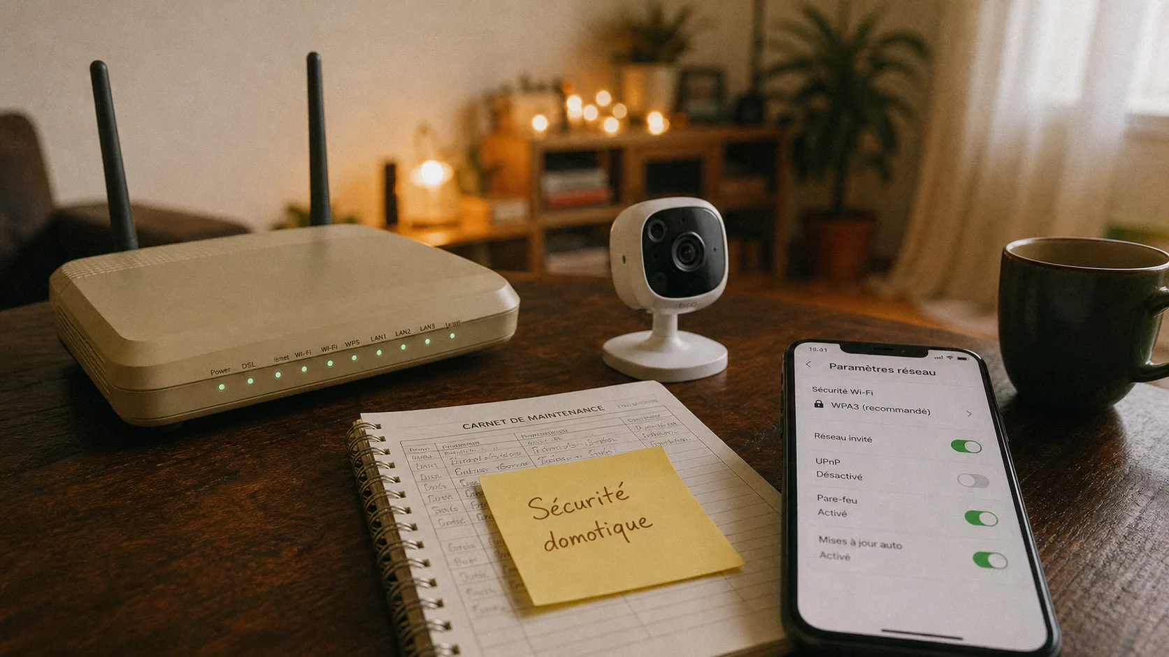 Sécuriser sa maison connectée : WPA3, caméras IP et erreurs à éviter
