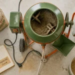Bétonnière électrique compacte, capacité cuve 100 à 345 L