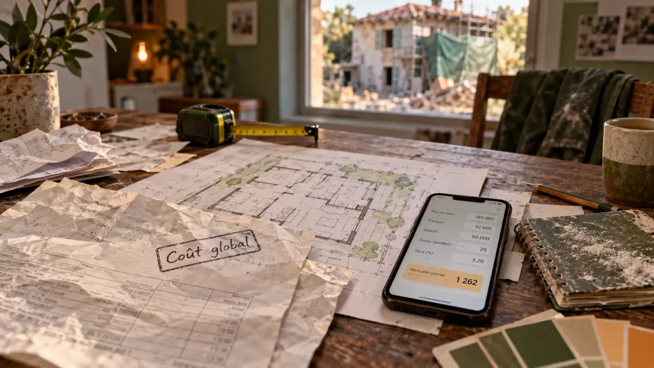 Acheter une maison avec travaux : devis oubliés et coût global