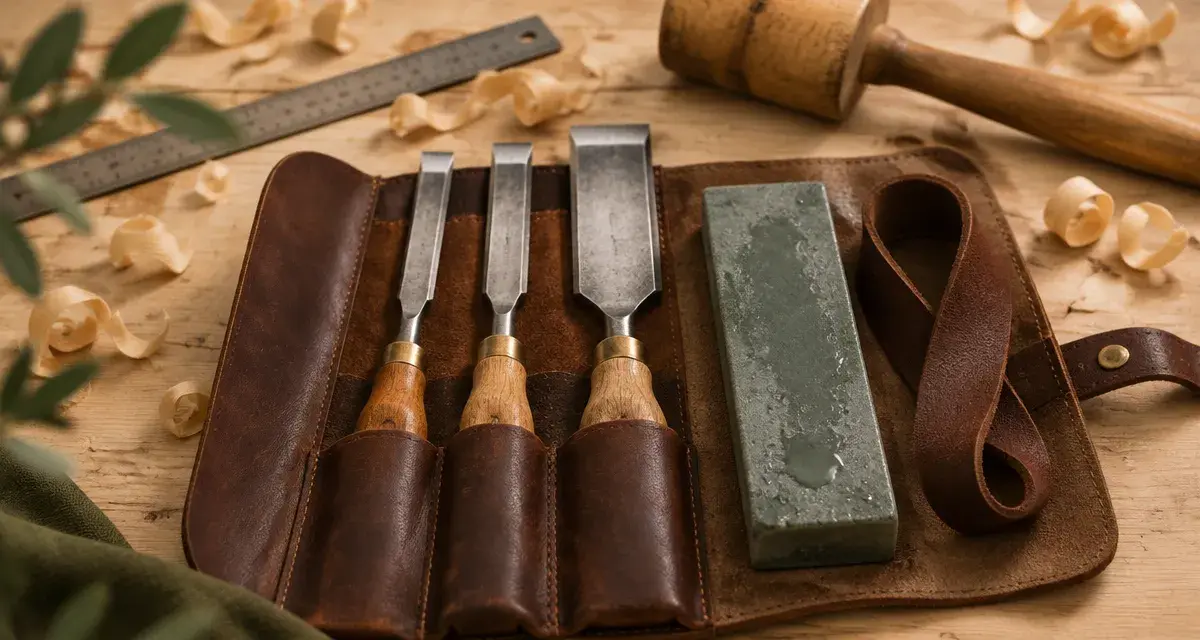 Ciseaux à bois pour mortaise : largeur et précision